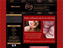 Tablet Screenshot of chinatownfamilydental.com